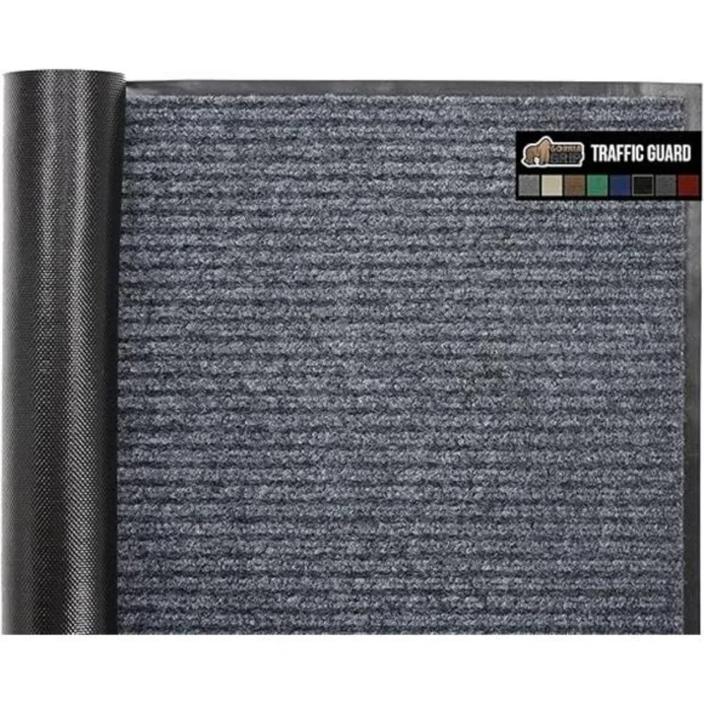 Waterproof HeavyDuty Traffic Guard Doormat,Stain & Fade Resistant,Durable Rubber